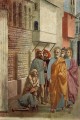 San Pedro curando a los enfermos con su sombra Cristiano Quattrocento Renacimiento Masaccio